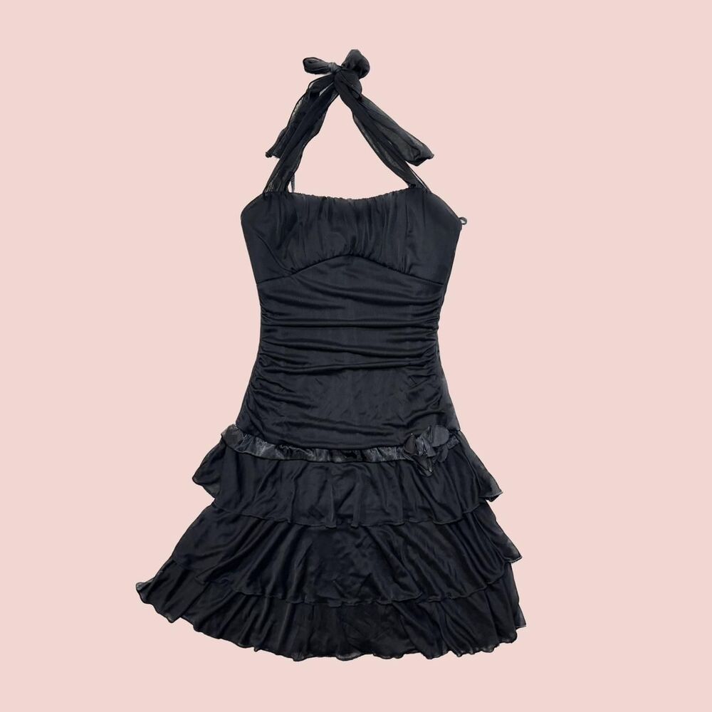 Ruby-rox Women's Black Dress